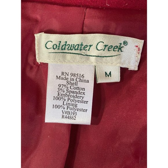 Coldwater Creek Embroidered Jacket Sz M - Picture 7 of 12